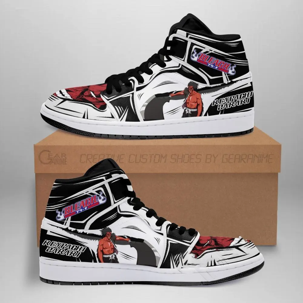 Kenpachi Bankai Bleach Anime Idea Amazon Air Jordan Shoes