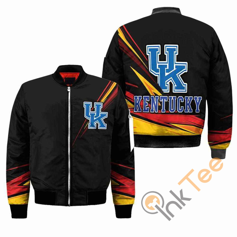 Kentucky Wildcats NCAA Black Apparel Best Christmas Gift For Fans Bomber Jacket