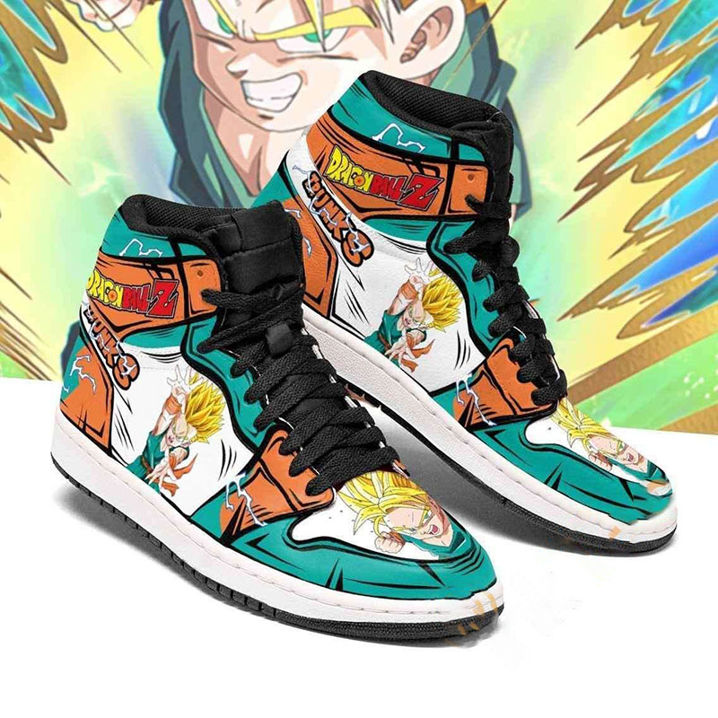 Kid Trunks Dragon Ball Z Anime Sneakers Air Jordan Shoes