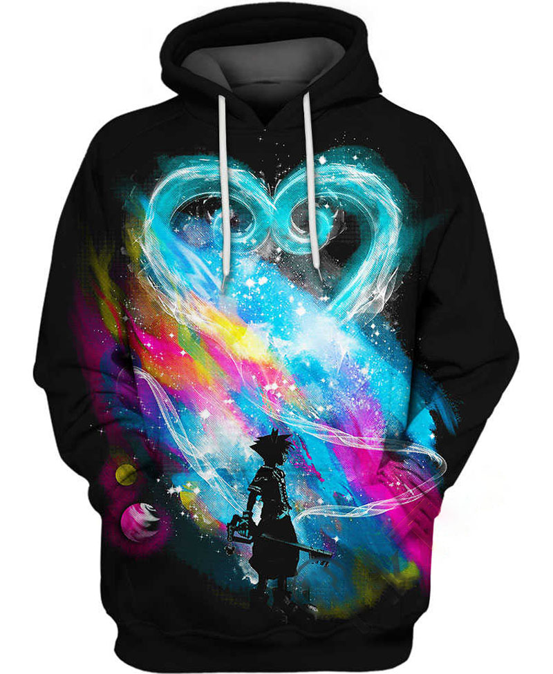 Kingdom Hearts Stars Hoodie 3D