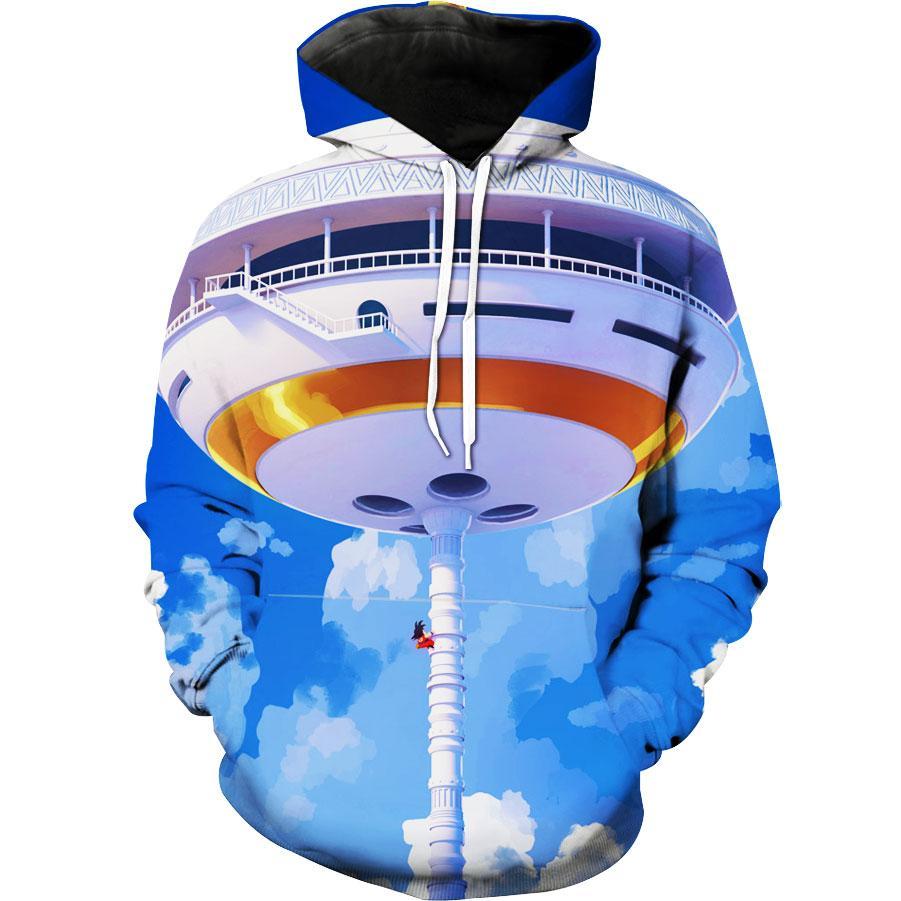 Kirin And Kami’s Lookout Dragon Ball Hoodie 3D