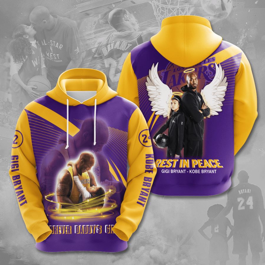 Kobe Bryant Los Angeles Lakers Custom Hoodie 3D