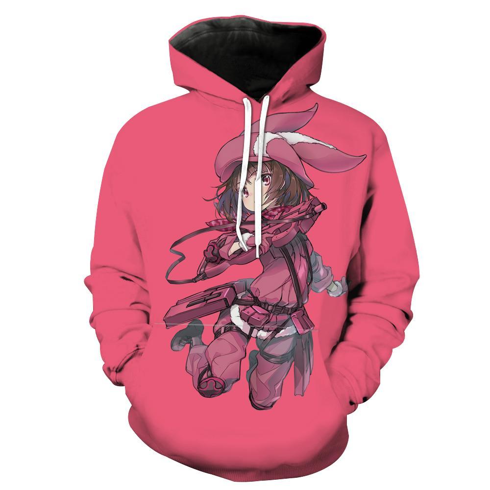 Kohiruimaki Karen Sword Art Onlines Anime Hoodie 3D