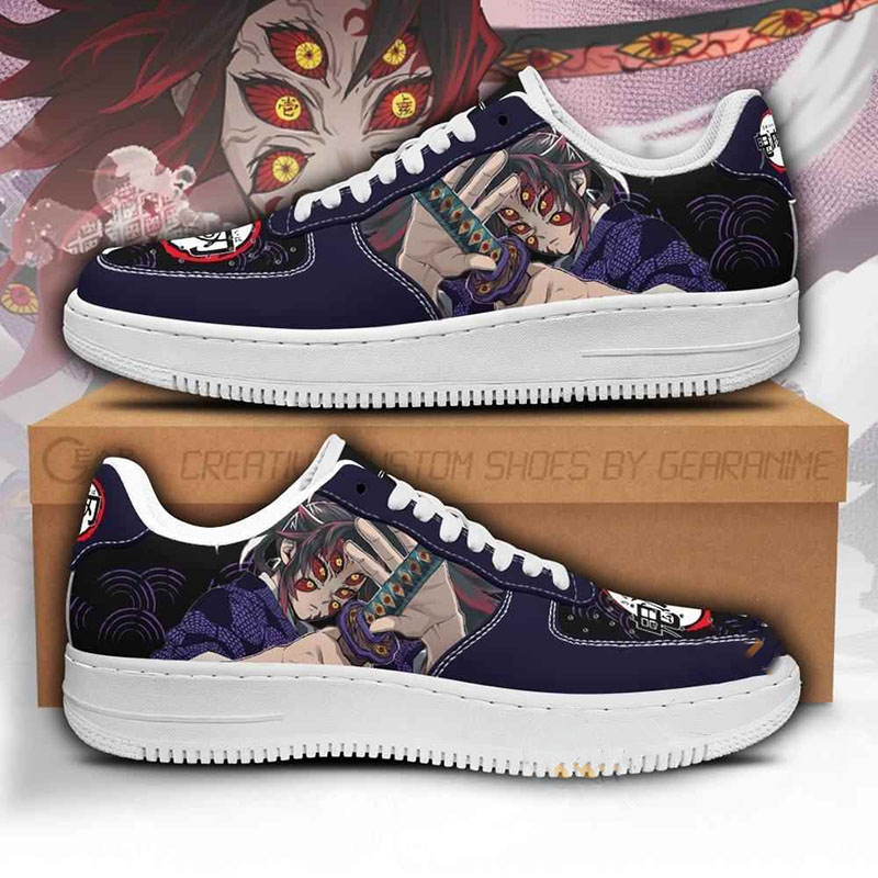 Kokushibou Custom Demon Slayer Anime Nike Air Force Shoes