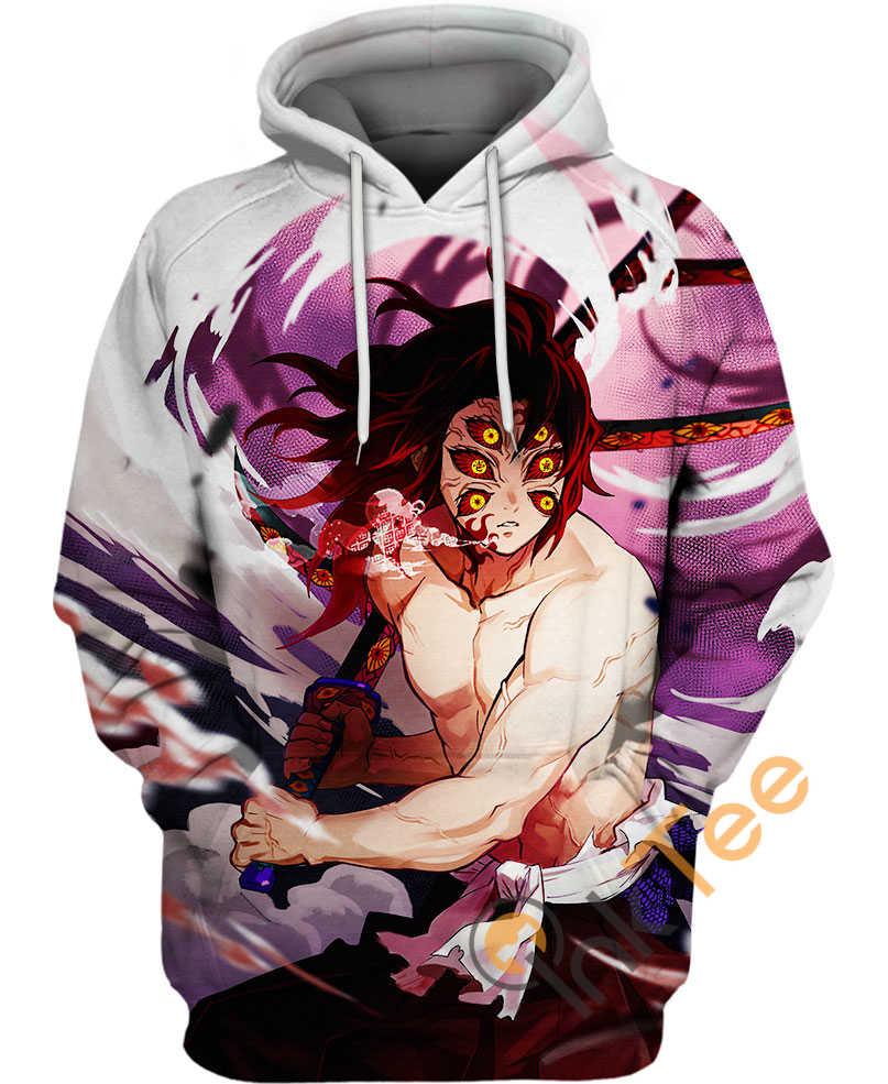 Kokushibou Demon Slayer Hoodie 3D