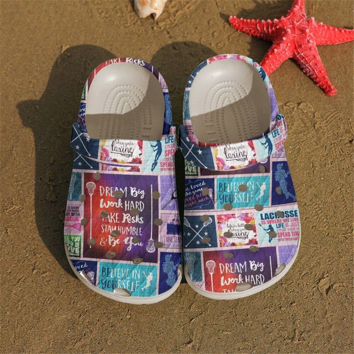 Lacrosse Girl Crocs Clog Shoes