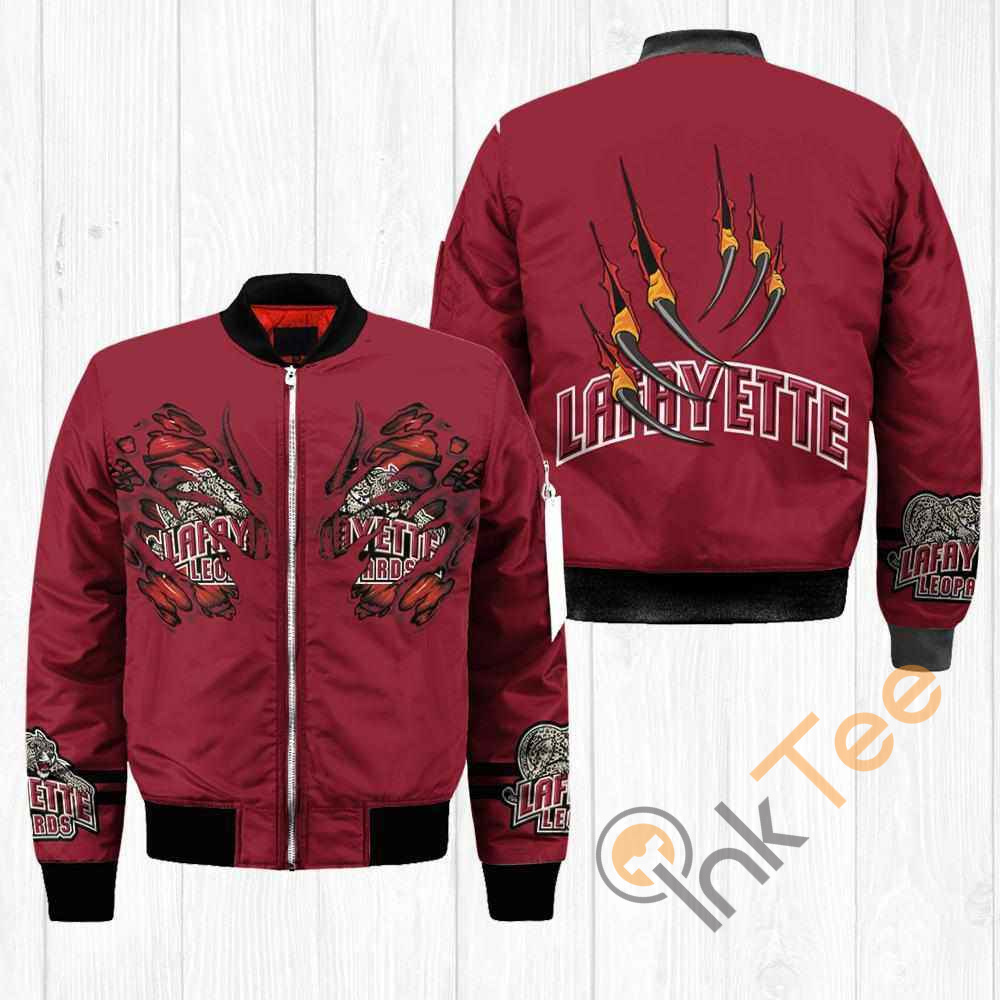 Lafayette Leopards NCAA Claws Apparel Best Christmas Gift For Fans Bomber Jacket