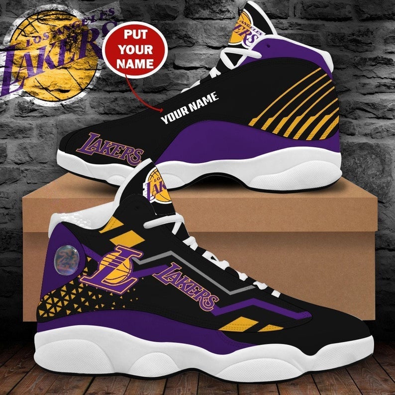 Lakers Kobe Bryant Basketball Custom Air Jordan Shoes