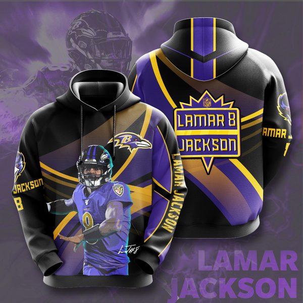 Lamar Jackson Custom Hoodie 3D