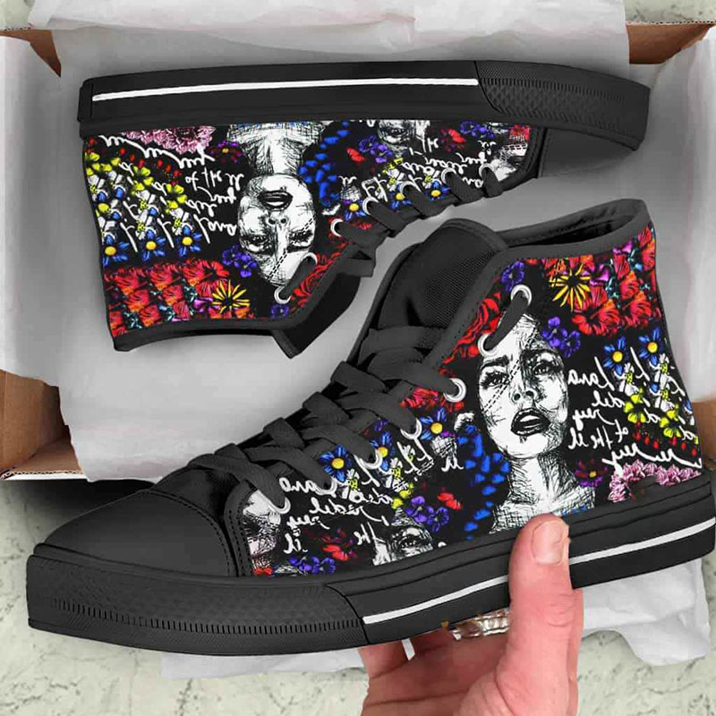 Lana Del Rey High Top Shoes