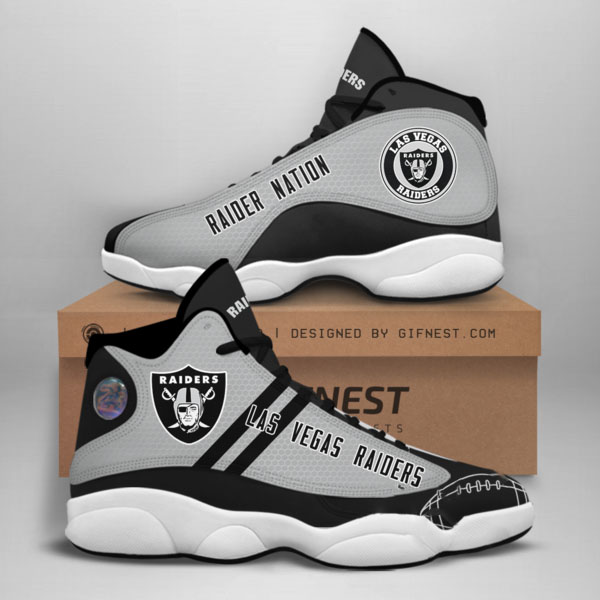 Las Vegas Raiders Custom Air Jordan Shoes