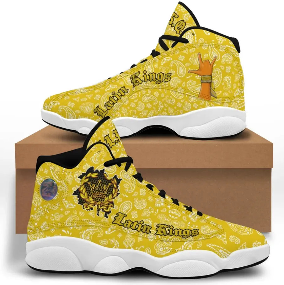 Latin Kings Gang Air Jordan Shoes