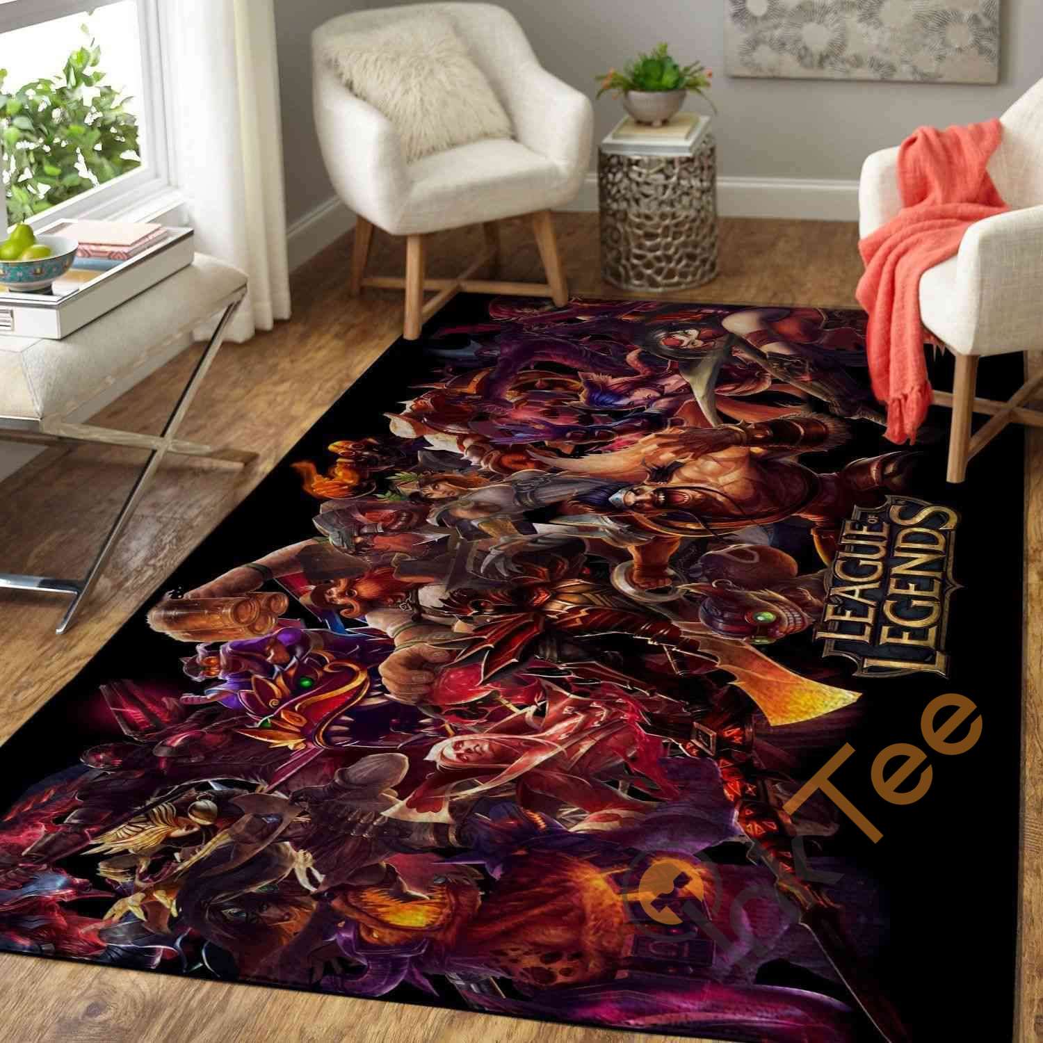 league Of Legends Characters Area Rug