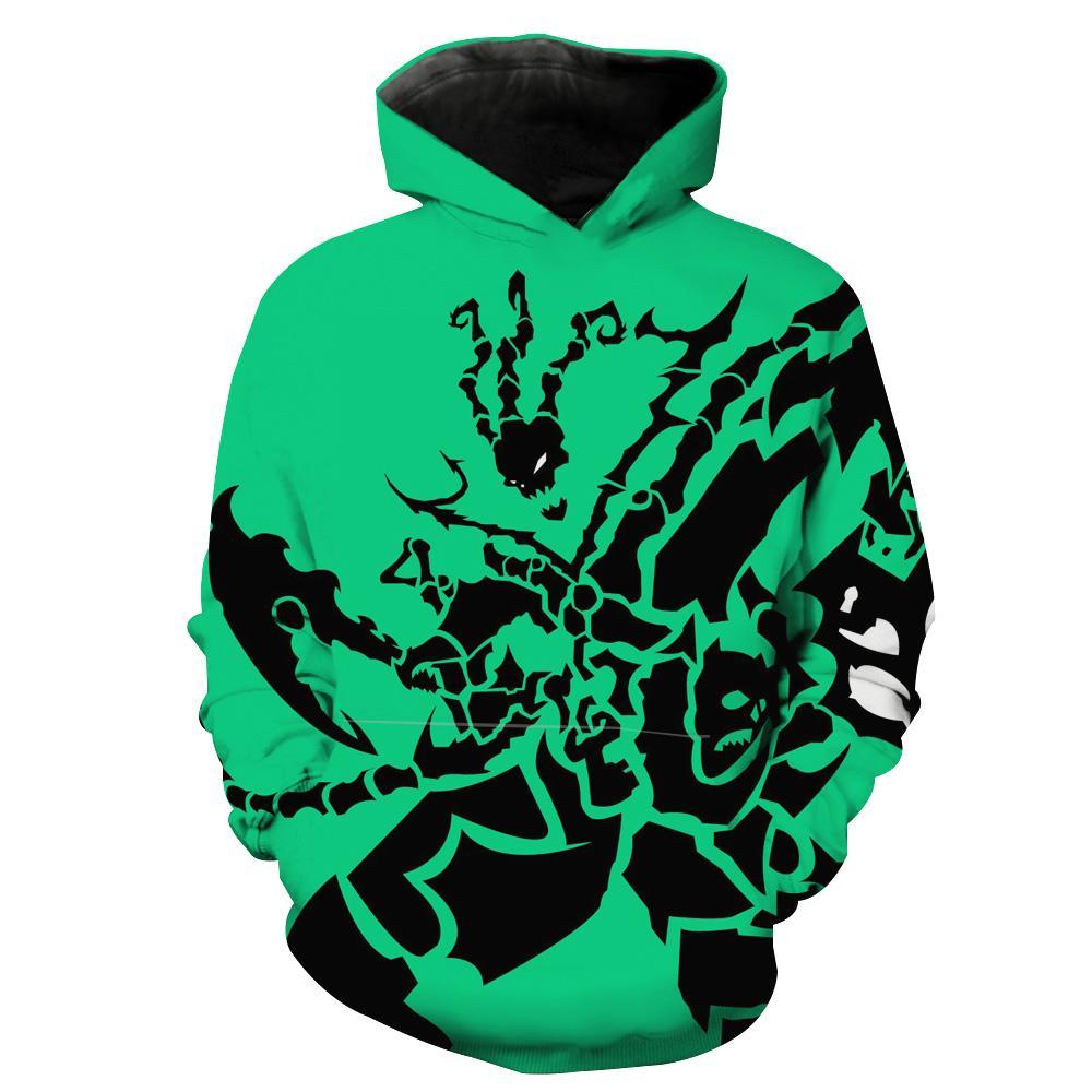 League Of Legends Green Thresh Hoodie 3D