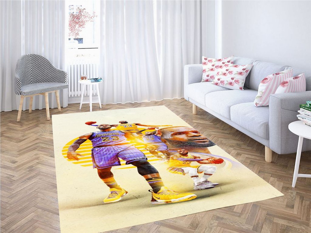 Lebron James Living Room Modern Carpet Rug