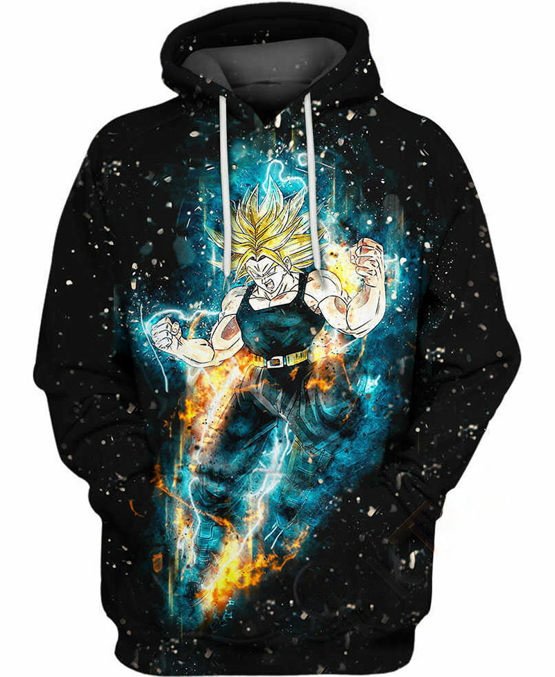Legend Ssj Trunks Hoodie 3D