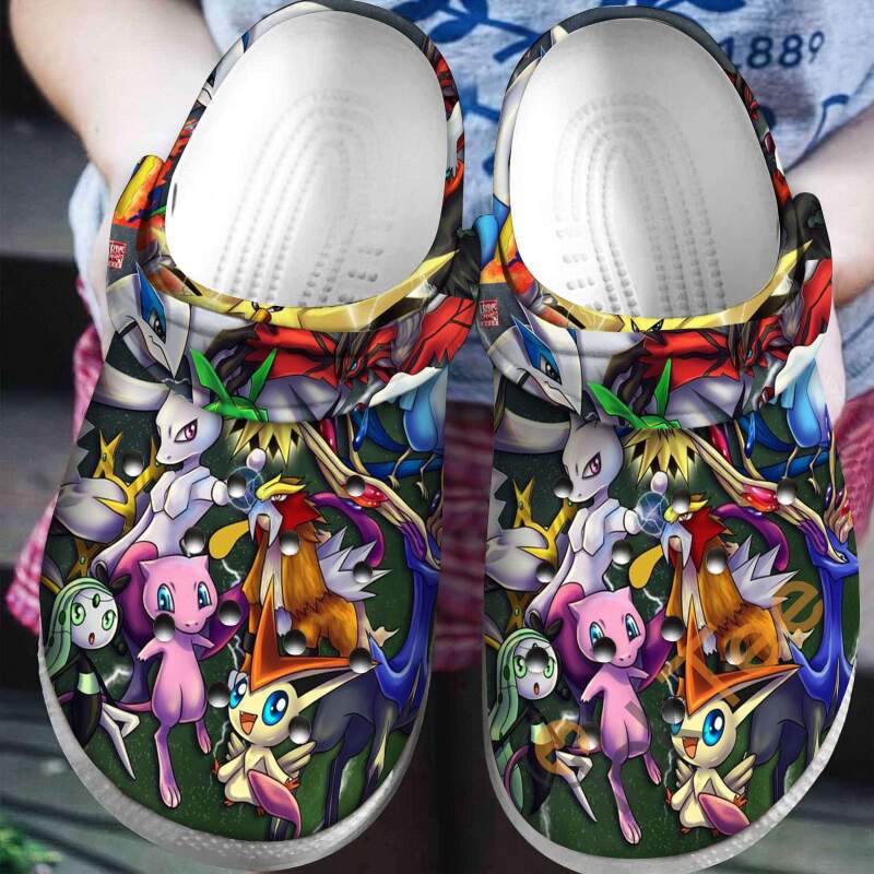 Legendary Pokemon Crocs Clog Shoes