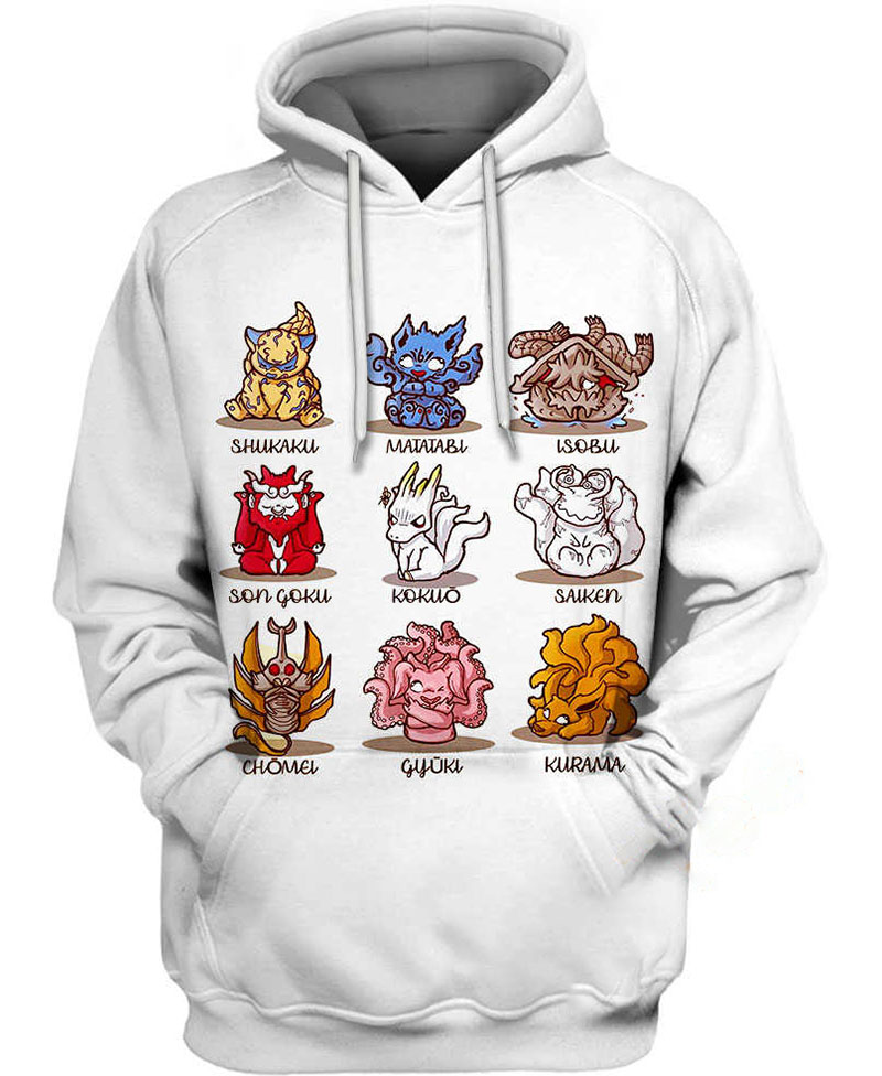 Legendary Tailed Beasts Hoodie 3D