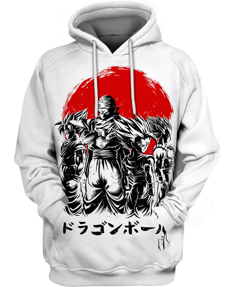 Legendary Warriors Dragon Ball Hoodie 3D