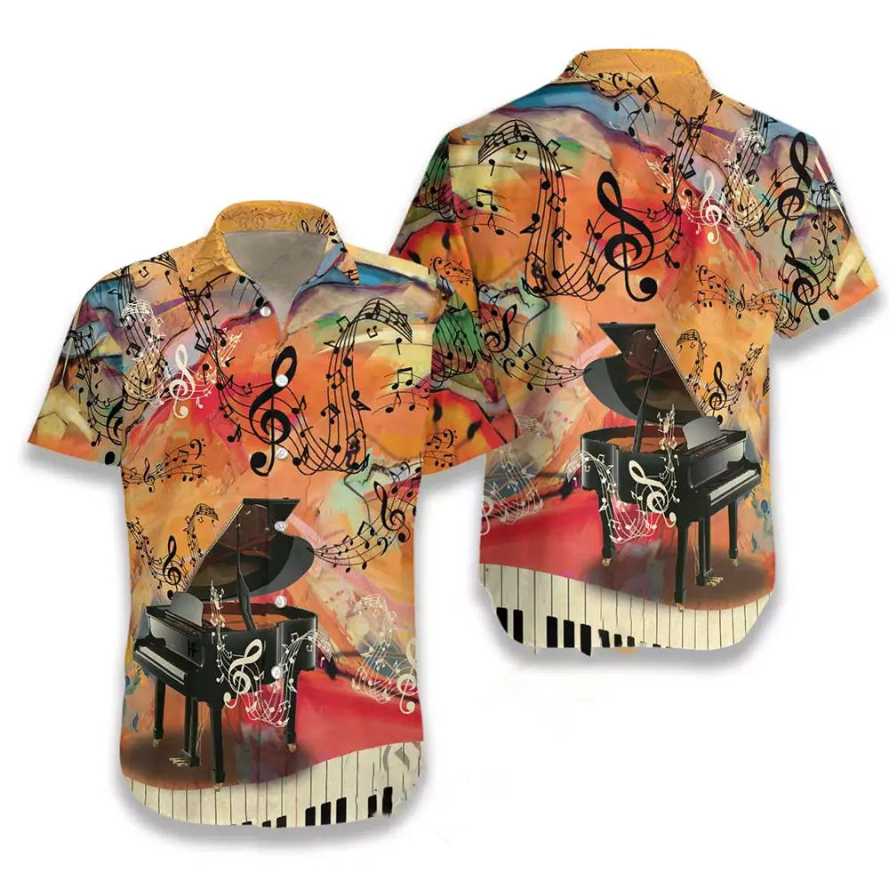 Let The Piano Guide You To The World Hawaiian shirts