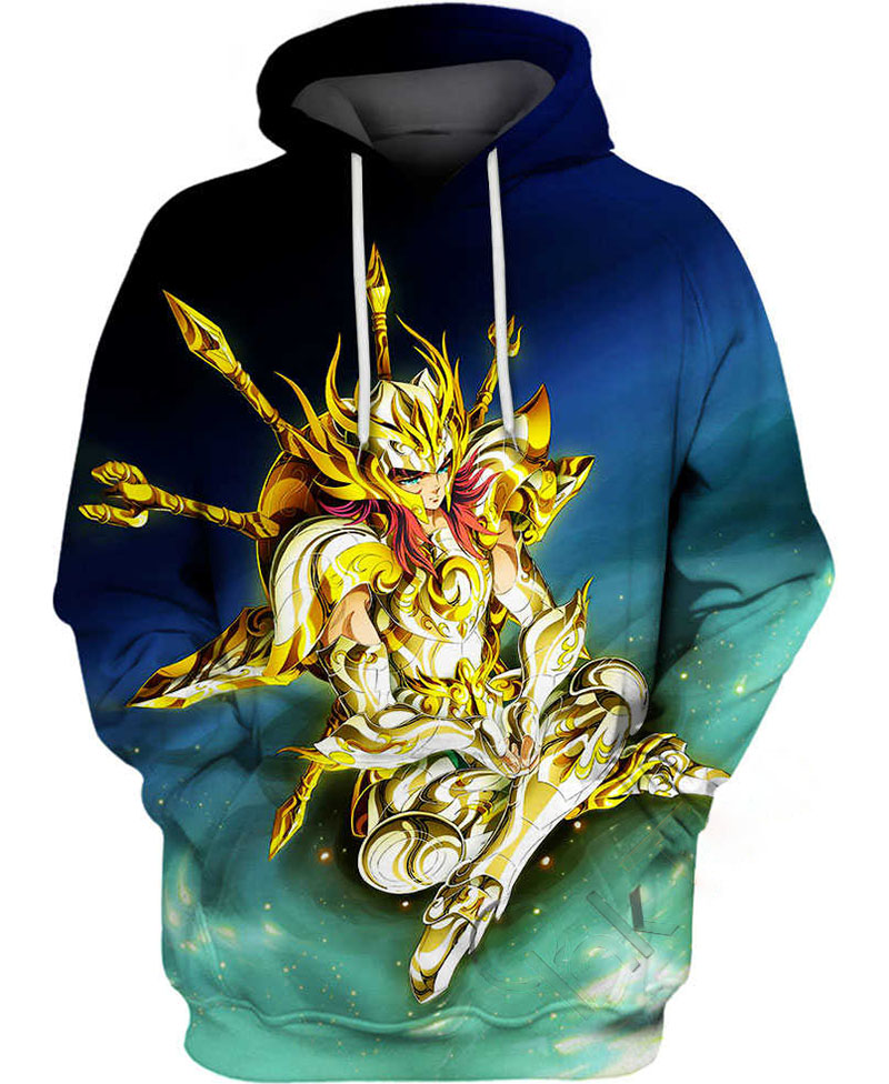 Libra Dohko Saint Seiya Hoodie 3D