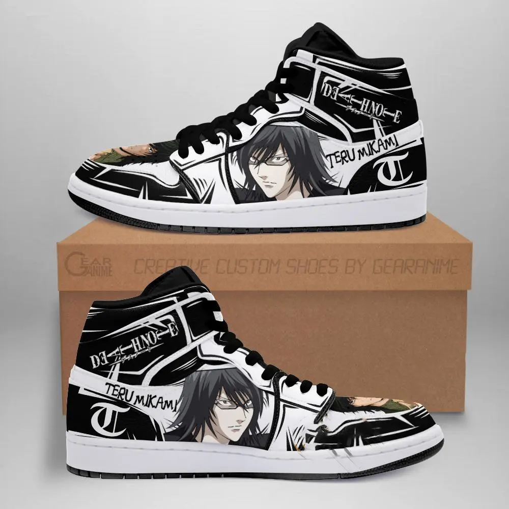 Light Teru Mikami Custom Death Note Anime Amazon Air Jordan Shoes