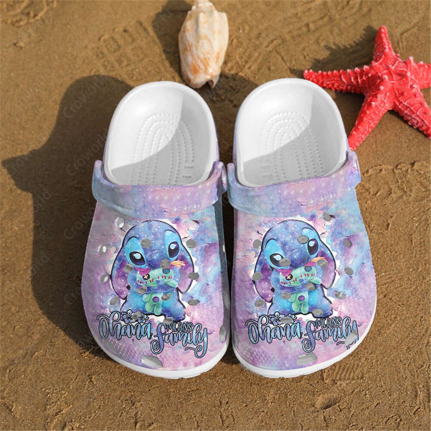 Unique Lilo & Stitch Crocs Clog Shoes