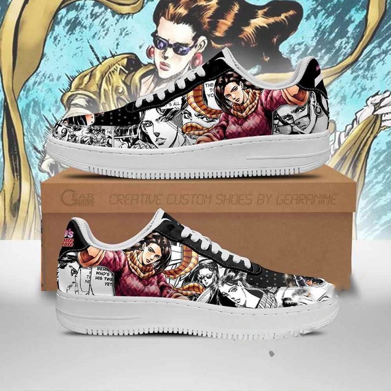 Lisa Lisa Manga Style Jojo’s Anime Nike Air Force Shoes