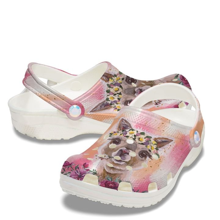 Llama Lovely Crocs Clog Shoes