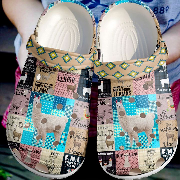 Llama Lover Crocs Clog Shoes