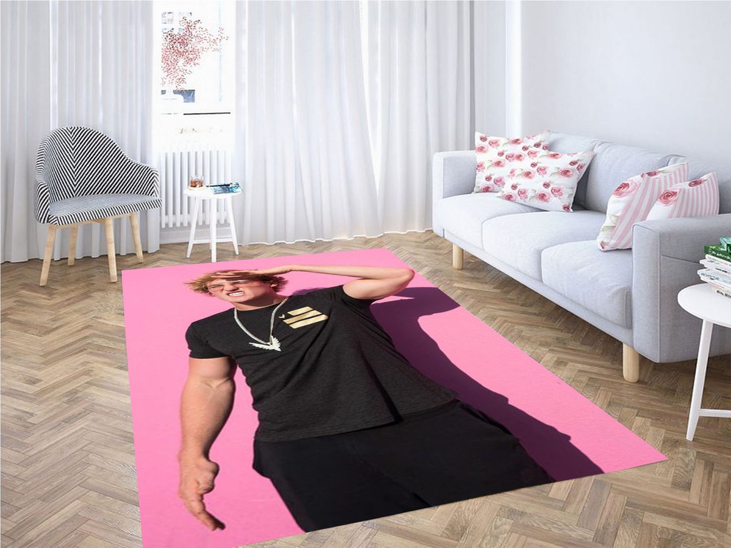 Logan Paul Is Trash Living Room Modern Carpet Rug