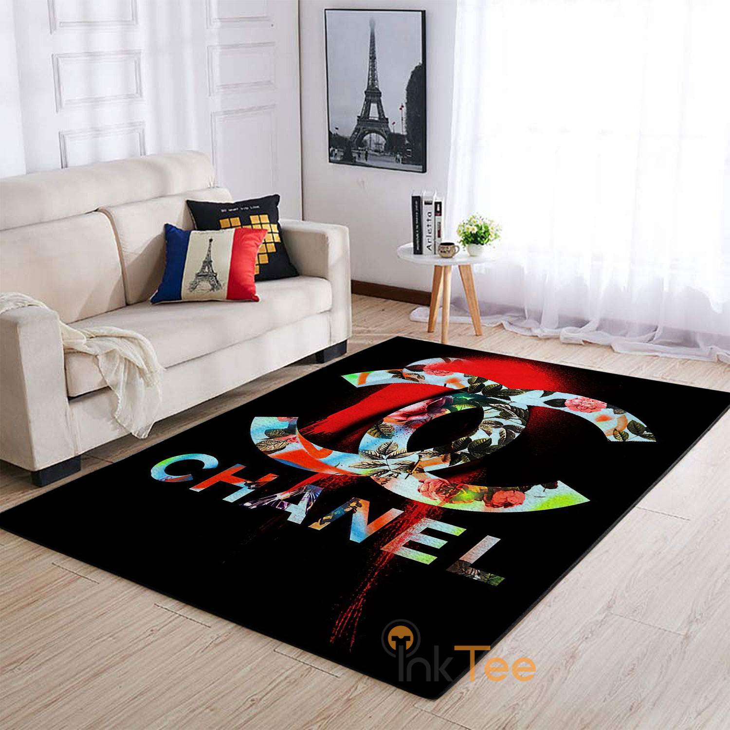 Logo Chanel Area Rug