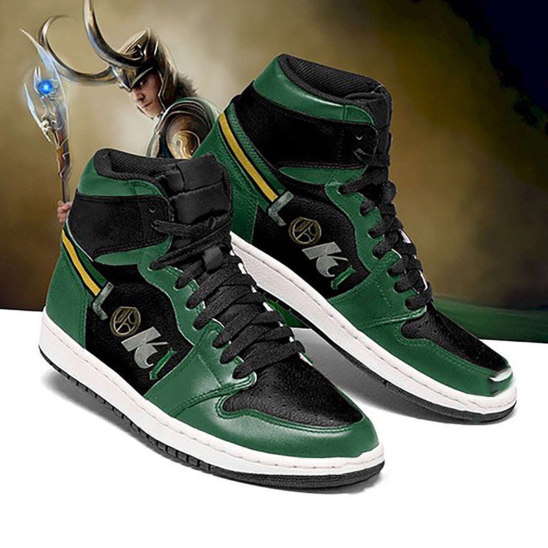 Loki Personalized Printed Air Jordan Shoes