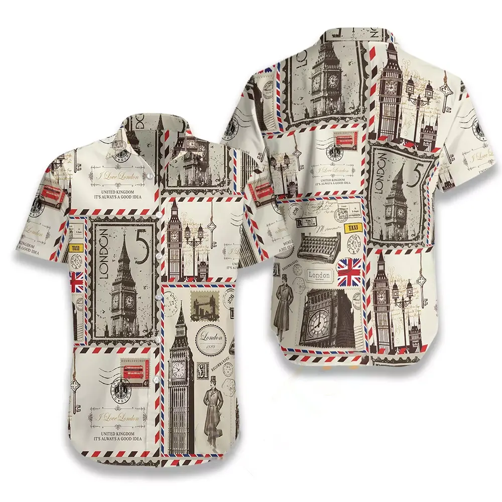 London Pattern Hawaiian shirts