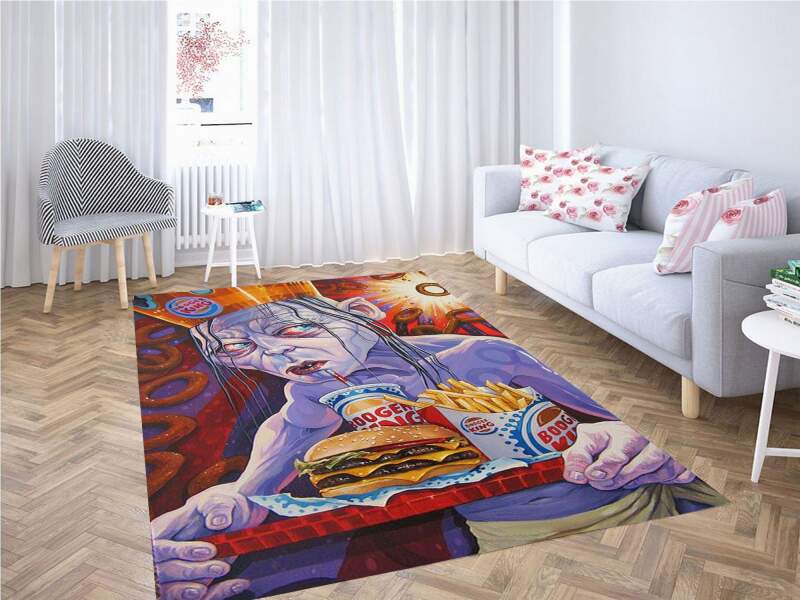 Lord Of The Onion Rings Carpet Rug
