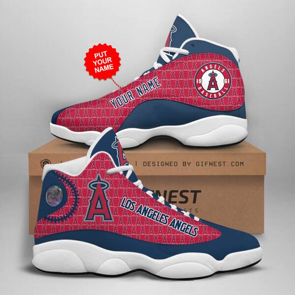 Los Angeles Angels Custom Air Jordan Shoes