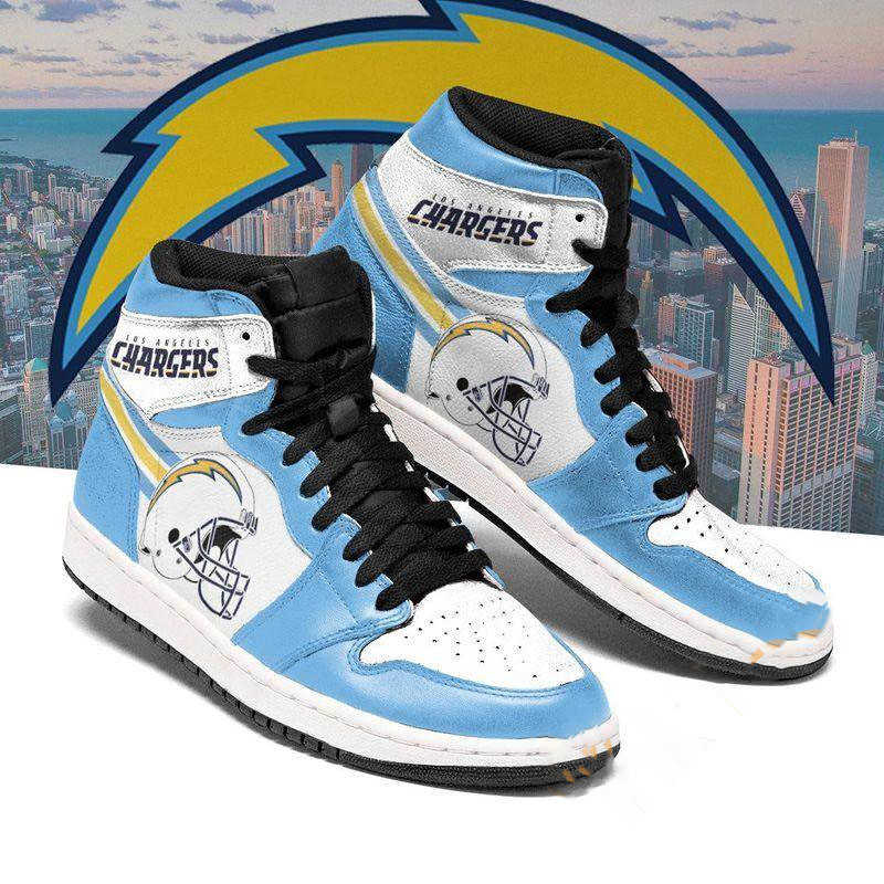 Los Angeles Chargers Custom Sneaker Air Jordan Shoes