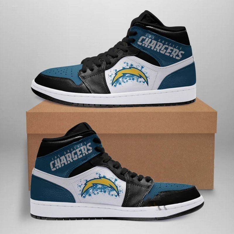 Los Angeles Chargers Nfl Custom Air Jordan Shoes