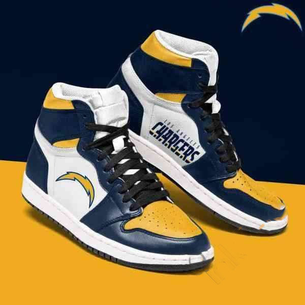 Los Angeles Chargers Nfl Football Custom Air Jordan Shoes