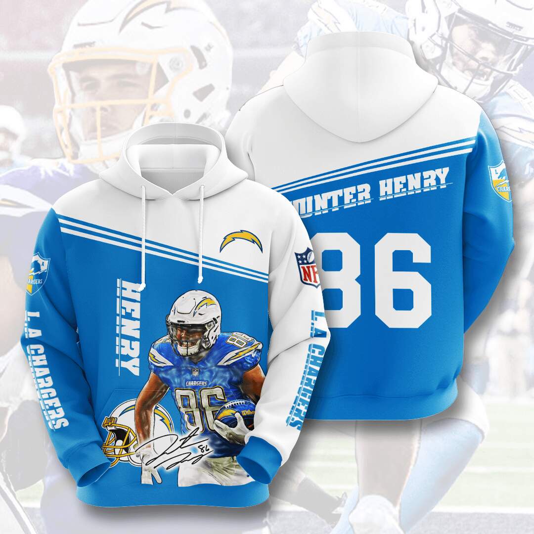 Los Angeles Chargers Custom Hoodie 3D