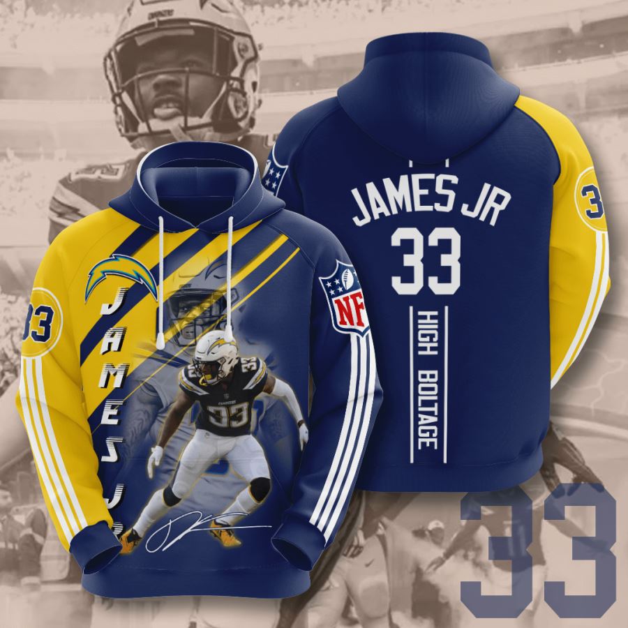 Los Angeles Chargers Custom Hoodie 3D