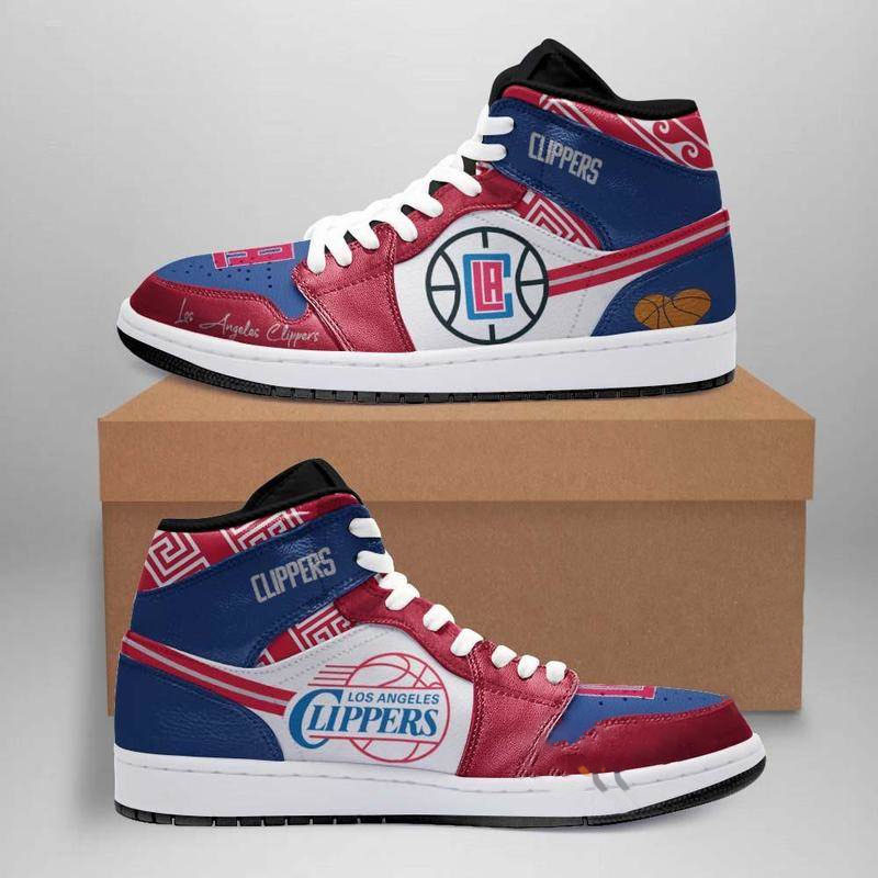 Los Angeles Clippers Custom Air Jordan Shoes