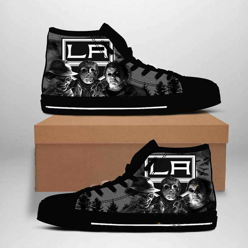 Los Angeles Kings Nhl Hockey High Top Shoes