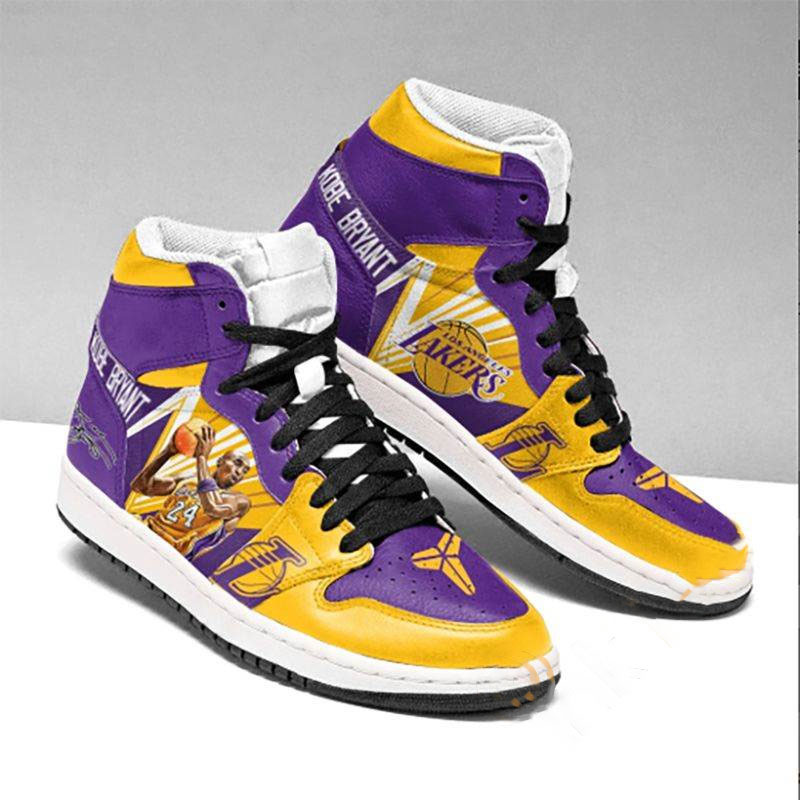 Los Angeles Lakers Custom Air Jordan Shoes
