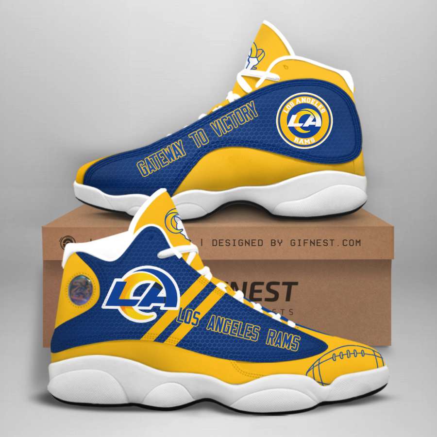 Los Angeles Rams Custom Air Jordan Shoes