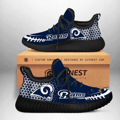 Los Angeles Rams Football Customize Yeezy Boost