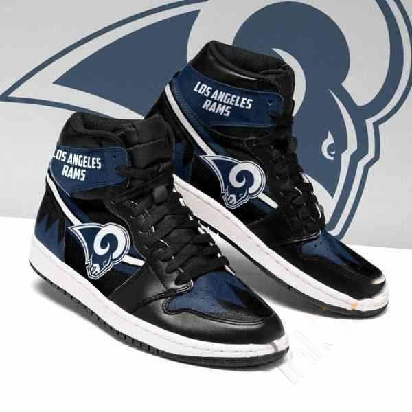Los Angeles Rams Nfl Football Custom Air Jordan Shoes