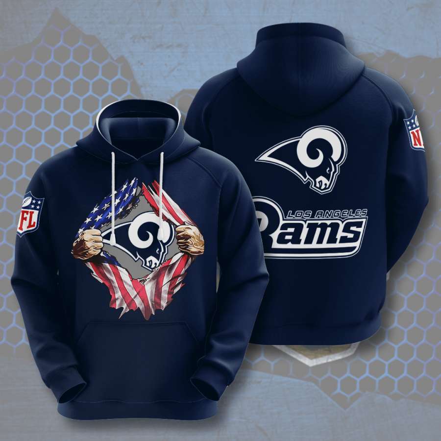 Los Angeles Rams Custom Hoodie 3D