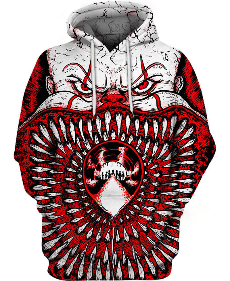 Lost In Pennywise Rave Hoodie 3D