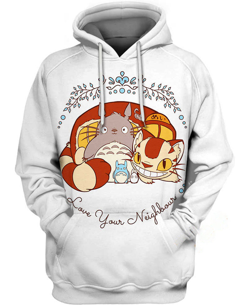 Love Your Neighbour Hoodie 3D